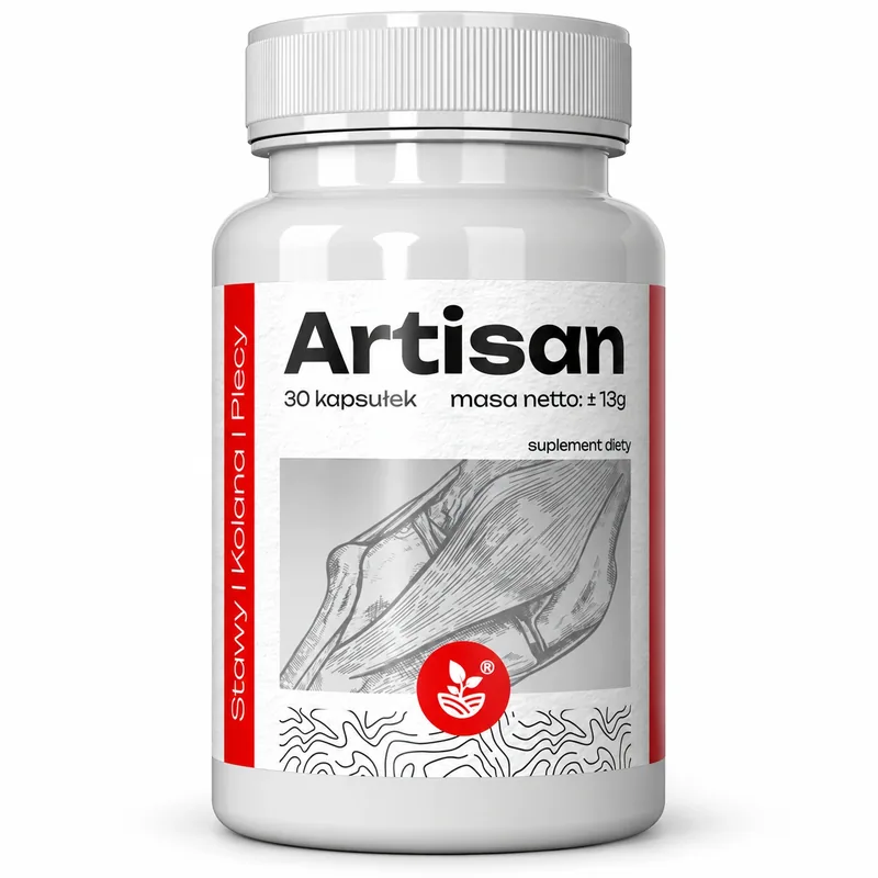 Artisan – słoik kapsułek na stawy, kolana i plecy