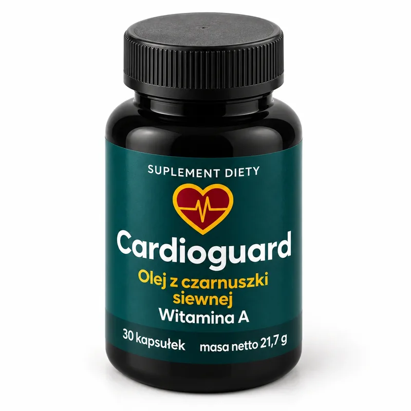 Cardioguard – opakowanie kapsułek pod innym kątem