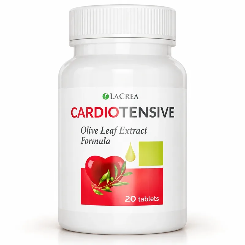 Cardiotensive – słoiczek 20 tabletek z ekstraktem z liści oliwnych
