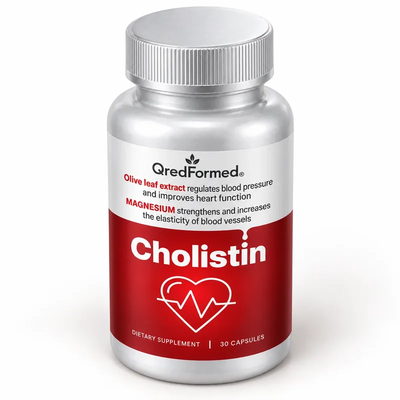 Cholistin – opakowanie kapsułek na ciśnienie pod innym kątem
