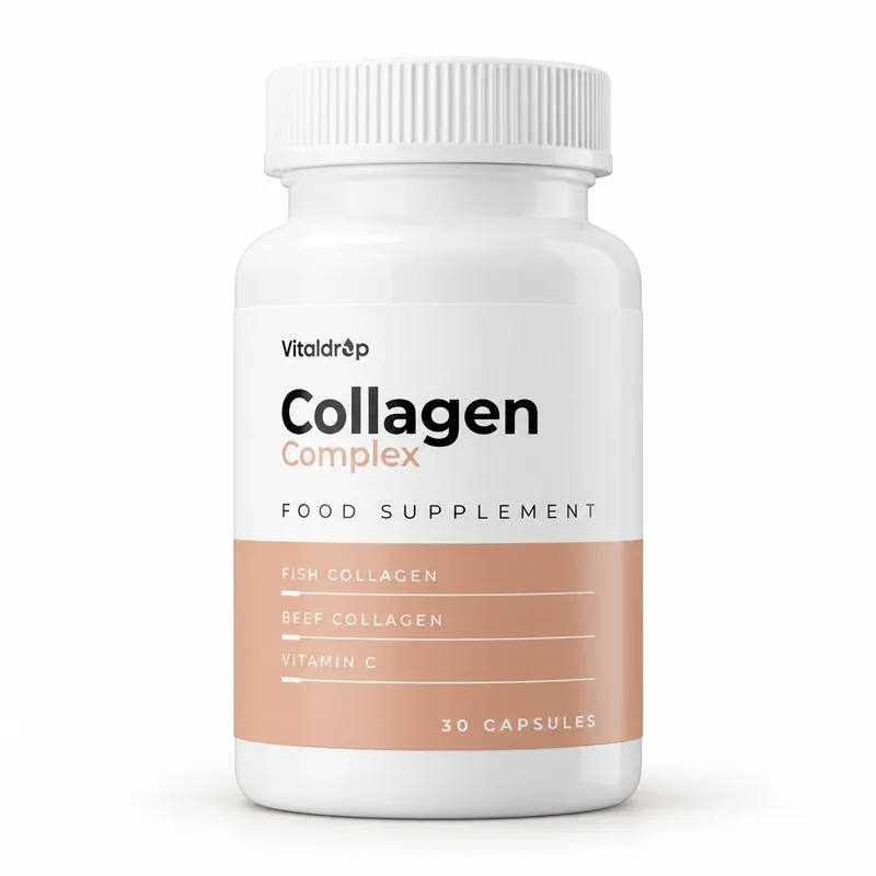 Collagen Complex – słoik kapsułek z kolagenem