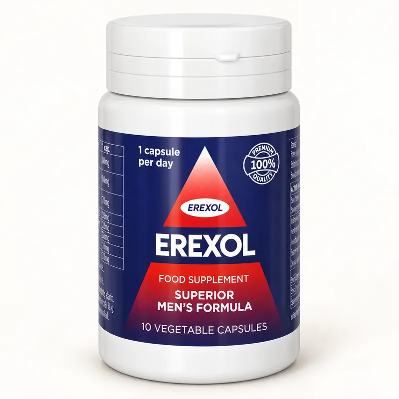 Erexol – słoik kapsułek dla mężczyzn