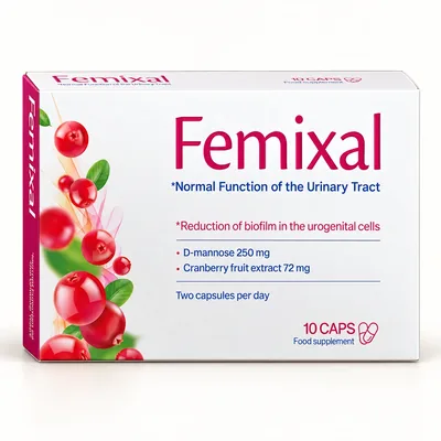 Femixal – pudełko kapsułek z D-mannozą