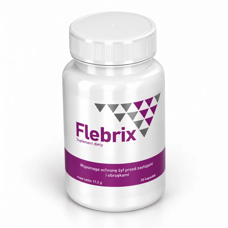 Flebrix – opakowanie kapsułek pod innym kątem