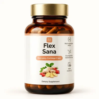 Flex Sana – słoik kapsułek z glukozaminą