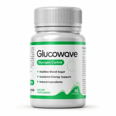 Glucowave Glycogen Control – słoik kapsułek na stabilny poziom cukru