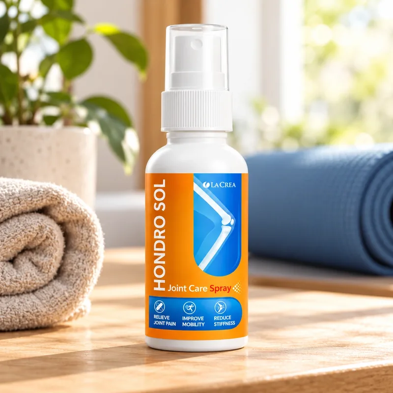 Hondro Sol – spray na stole obok ręcznika