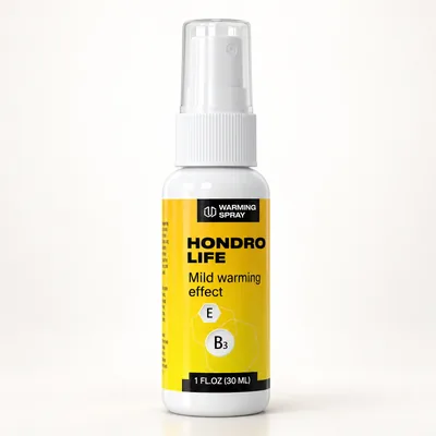 Hondro Life – butelka rozgrzewającego sprayu 30 ml