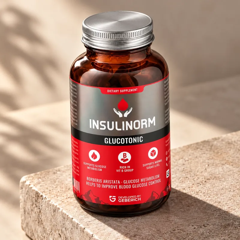 Insulinorm – opakowanie na kamiennym podeście