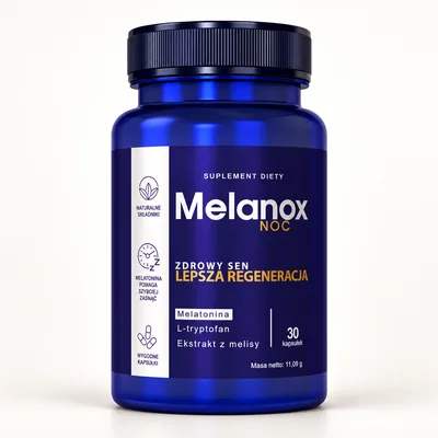 Melanox Noc – słoik kapsułek na sen
