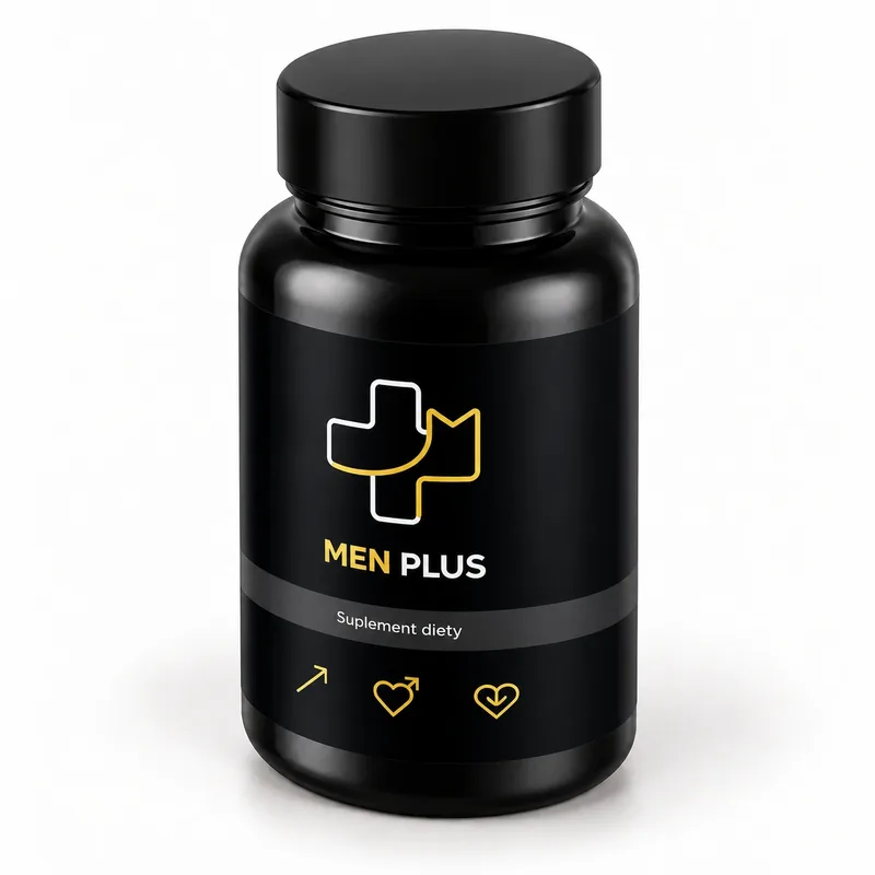 Men Plus – opakowanie z ikonami