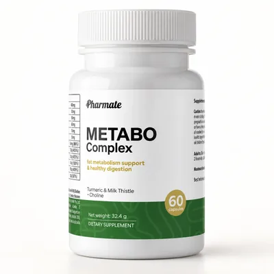 Metabo Complex – słoik kapsułek z kurkumą