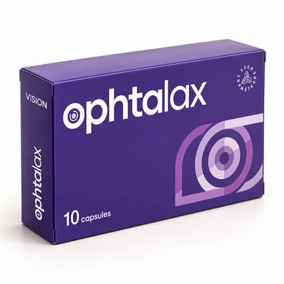 Ophtalax – pudełko kapsułek na wzrok
