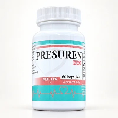 Presuren Max – słoiczek 60 kapsułek z głogiem i witaminą B1
