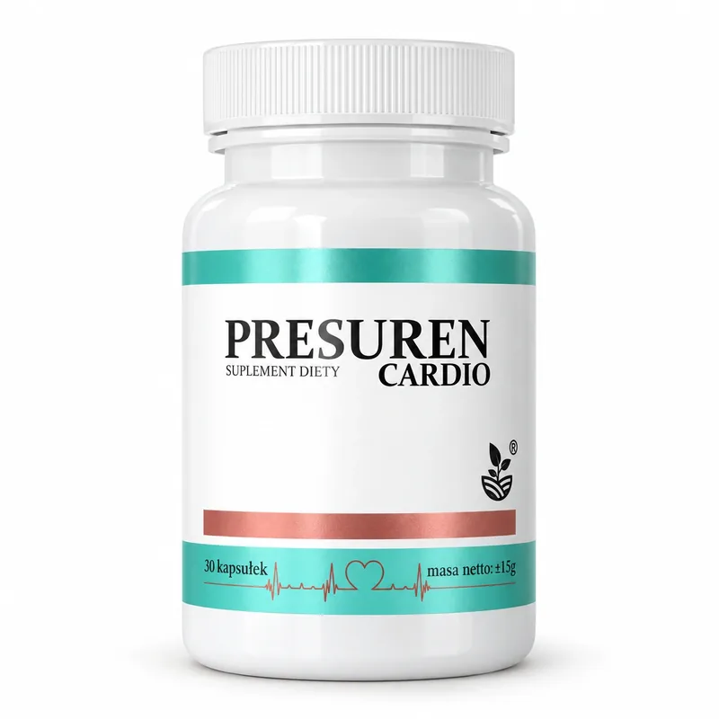 Presuren Cardio – słoiczek 30 kapsułek z głogiem i pokrzywą