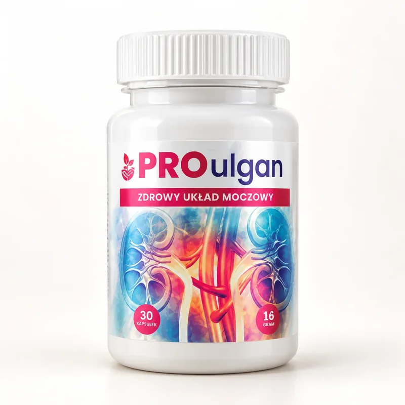 Proulgan – słoik kapsułek na układ moczowy