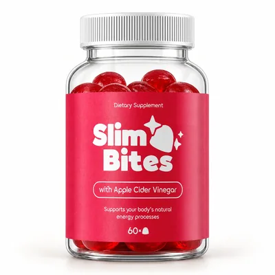 Slim Bites – słoik żelków z octem jabłkowym