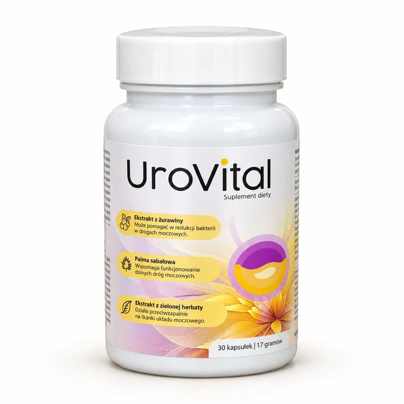 UroVital – słoik kapsułek z żurawiną